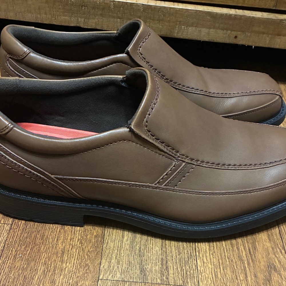 Rockport Men's Brown Slip-On Loafers Size 12 XW - Picture 3 of 16